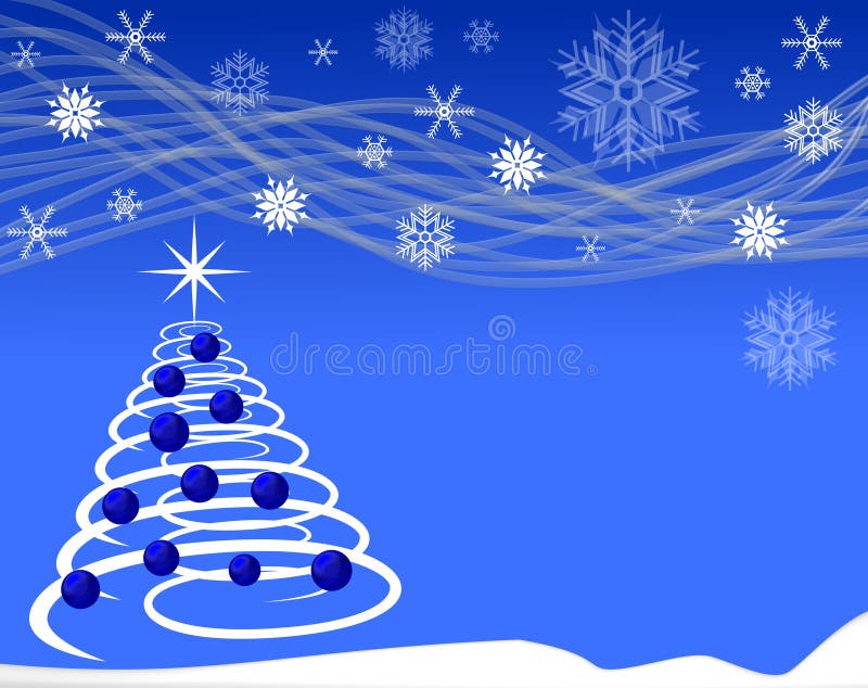 Blue Christmas background