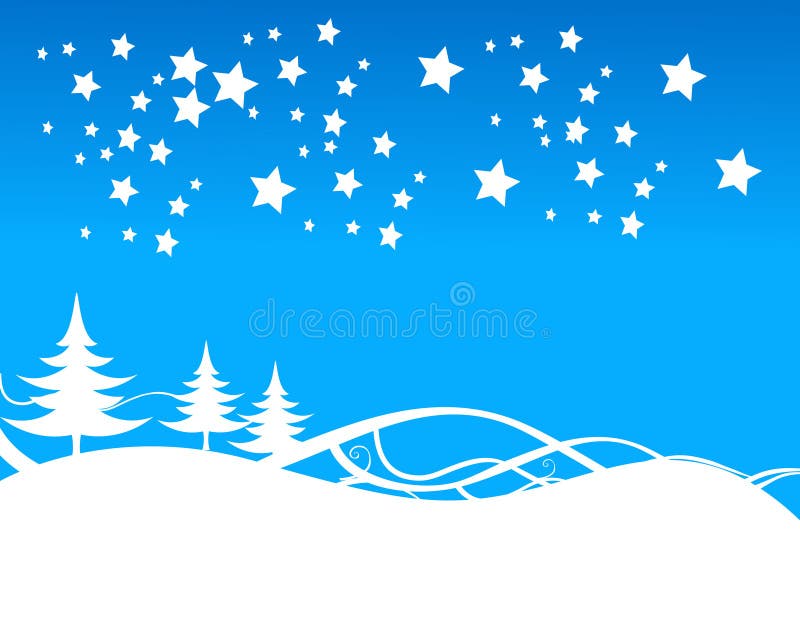 Blue christmas background