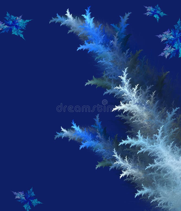 Blue Christmas background in elegant style.