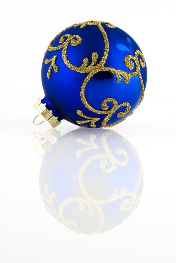 BLue christmas ball