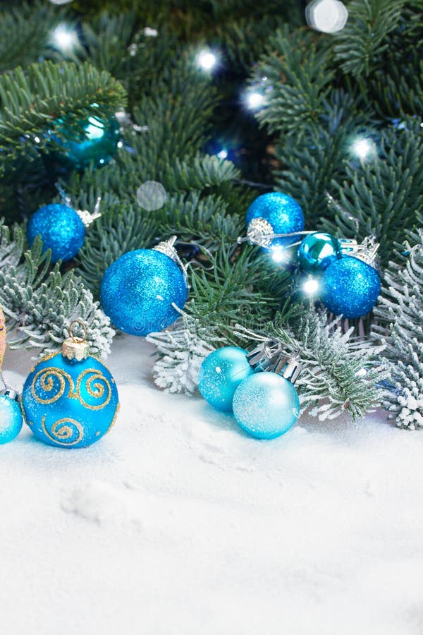 Blue christmas balls stock photo. Image of christmas - 62683988