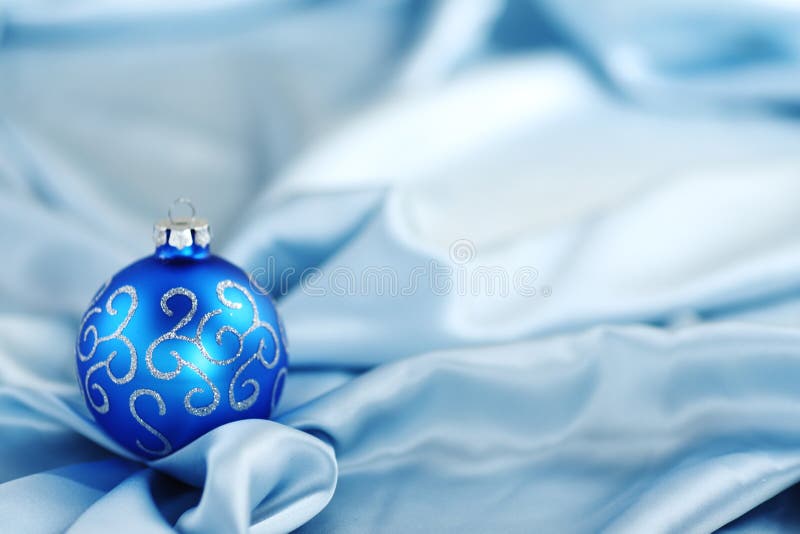 Blue Christmas Ornament stock photo. Image of celebration 596972