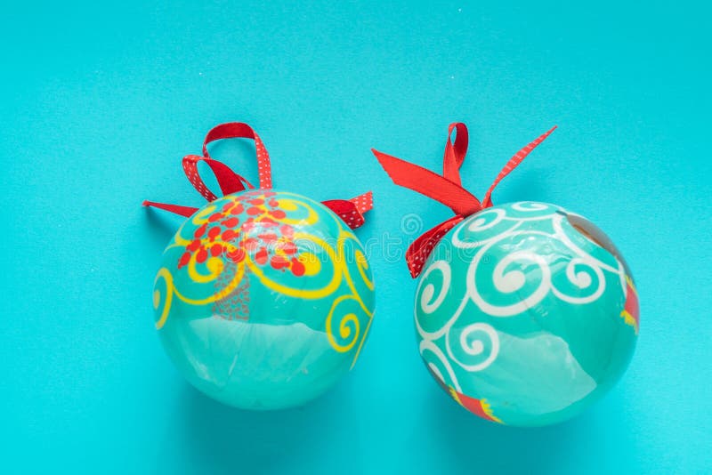 Blue chrstmas balls on blue background royalty free stock photos Blue chrstmas balls on blue background royalty free stock photos