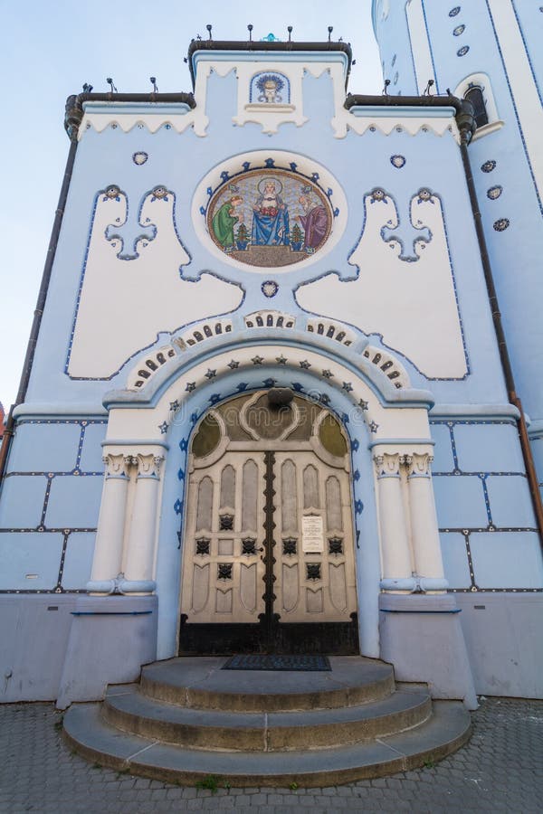 The blue church in Bratislava