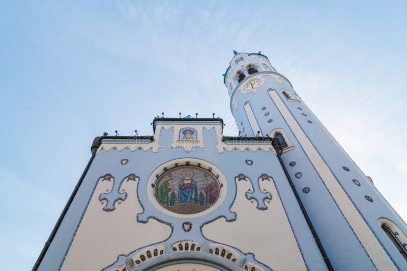 The blue church in Bratislava