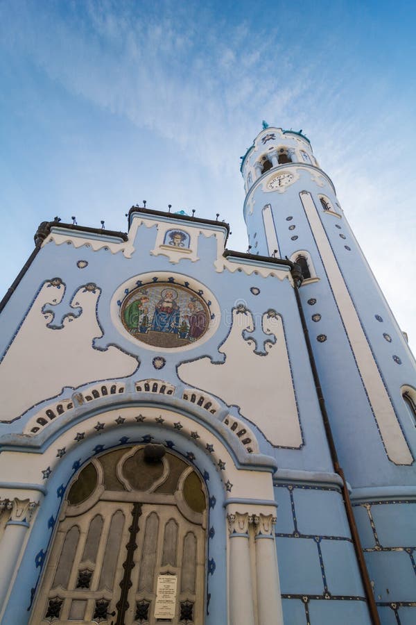 The blue church in Bratislava