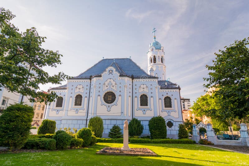 The blue church in Bratislava