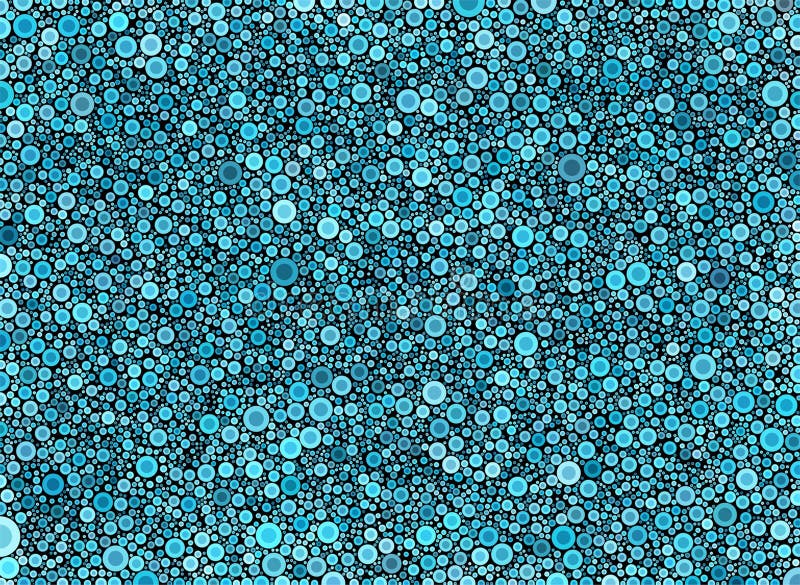 Blue Circle Pattern Wallpaper