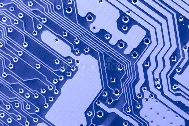Blue circuit board stock image. Image of integrated, engineering 23287115