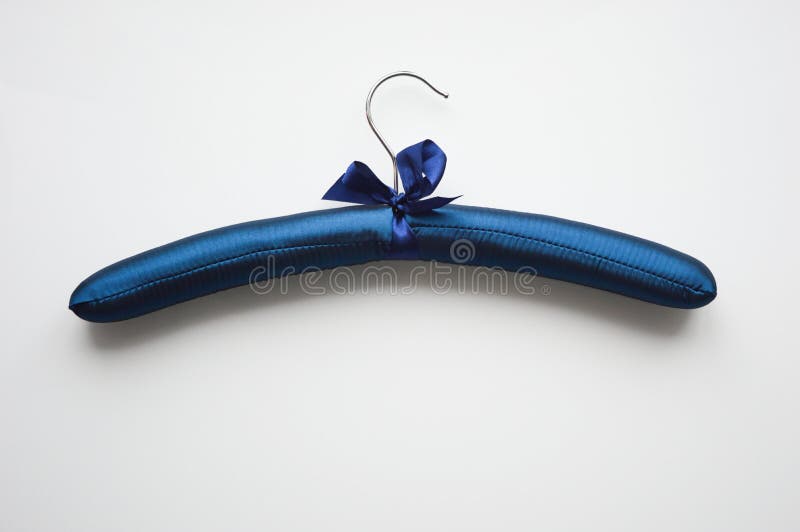 Blue Clothes Hanger with Hook. Stock Photo Image of beautiful, sale