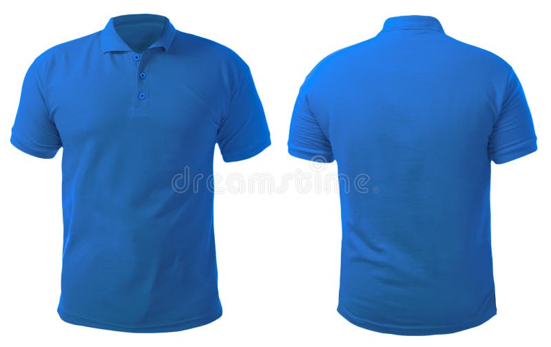 Blue Shirt Template Front And Back