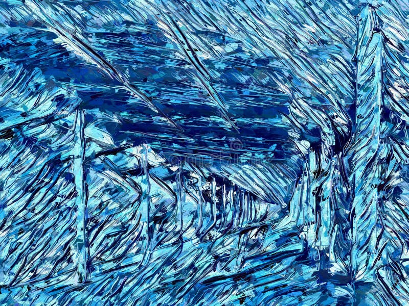 Blue Color Pattern Background Stock Illustration Illustration of