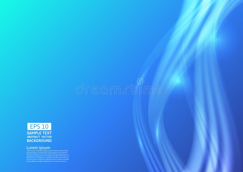 Blue color waves liquid abstract background design. Fluid gradient shapes composition futuristic design. vector illustration