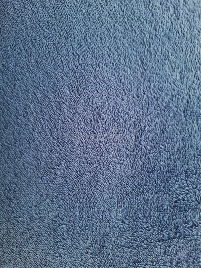 Blue Color Woolen Bed Sheet Texture Background Stock Photo Image of