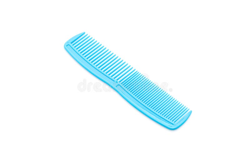Blue comb on white stock photo. Image of beautiful, beauty 96555222