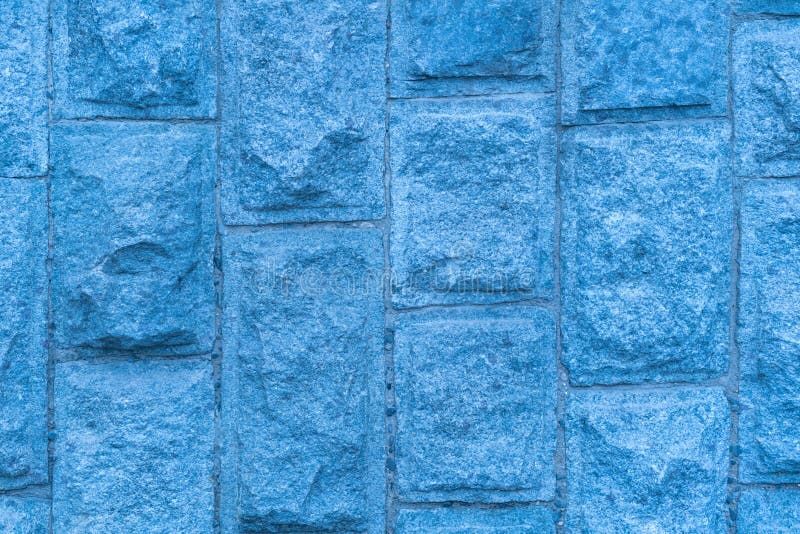 Blue Concrete Wall Texture. Urban Wall, the Concrete Surface is Blue