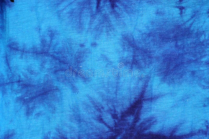 Blue cotton cloth stock image