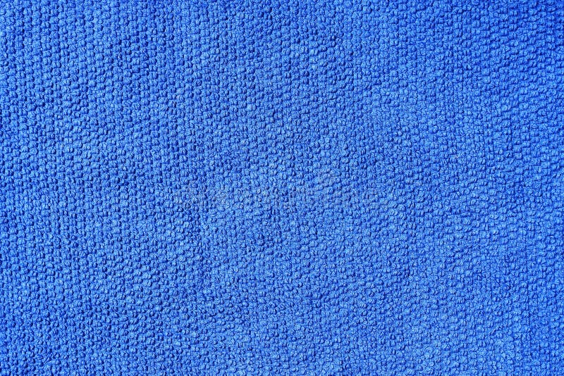 Blue cotton fabric stock photos