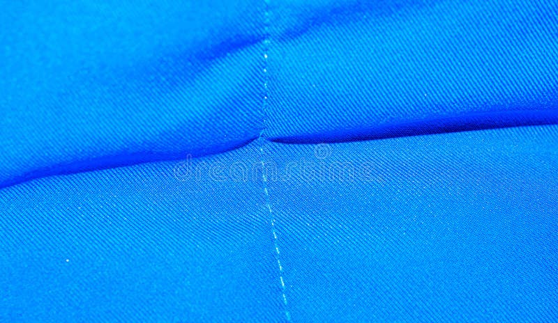 Blue cotton material texture or background royalty free stock image
