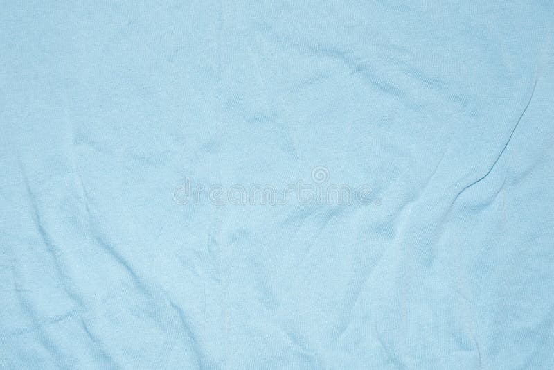 Blue cotton material texture or background stock photography