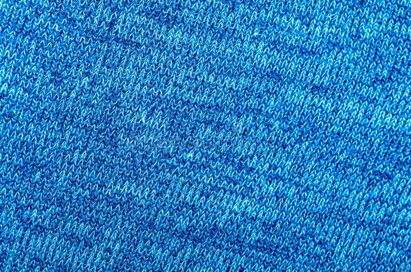 Blue cotton material with visible texture. background royalty free stock image