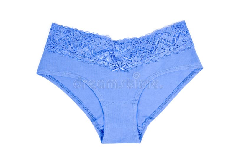 Blue Cotton Panties stock photo. Image of bottom, underwear 13166476
