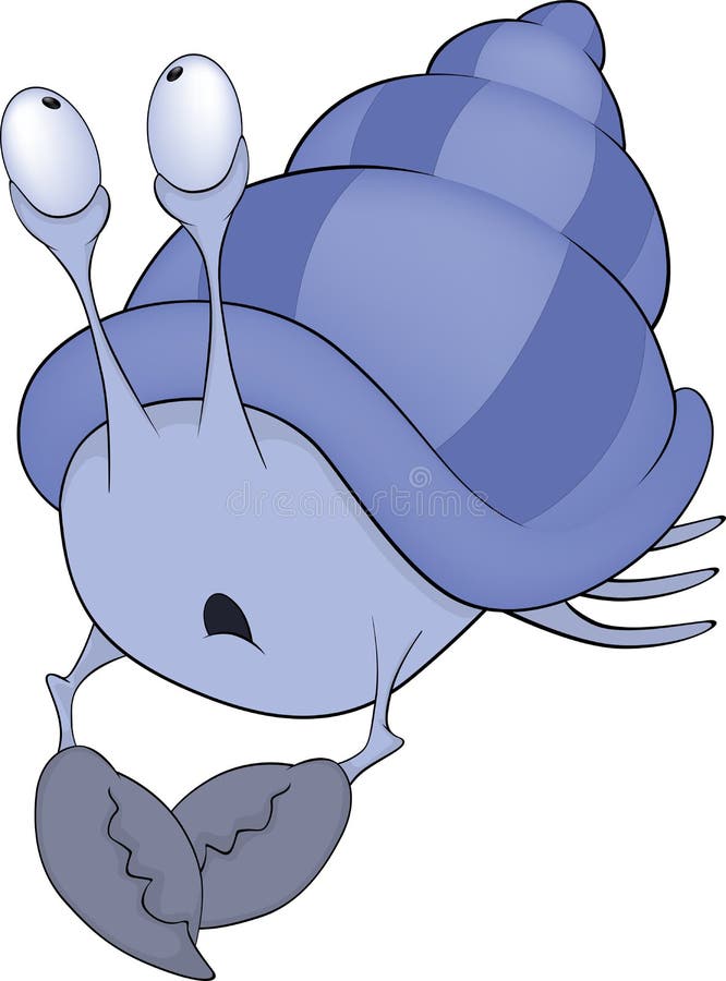 Blue crab. Cartoon stock vector. Illustration of draw - 32247720