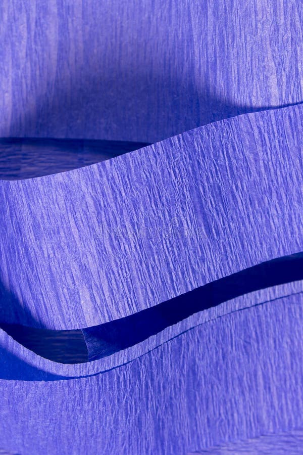 Blue Crepe paper streamers stock photo. Image of decoration 90253944