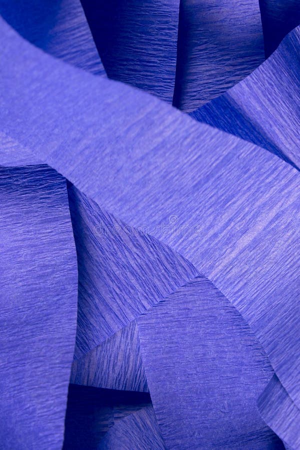 Blue Crepe paper streamers stock photo. Image of background 90253950