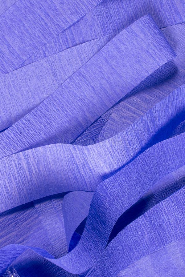 Blue Crepe paper streamers stock photo. Image of colorful 90253964
