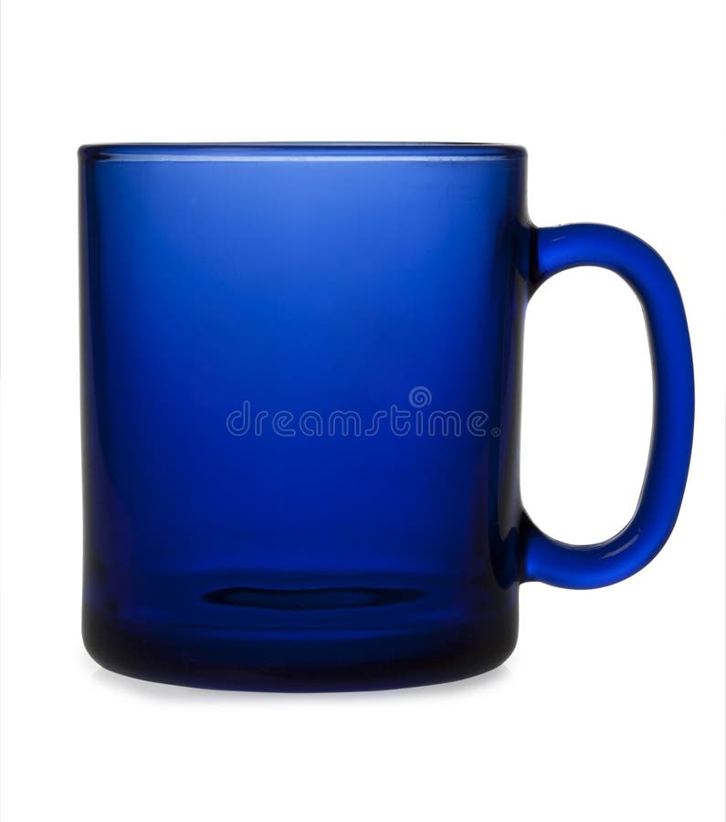 Blue Cup stock image. Image of dish, ware, blue, kitchenware 12937377