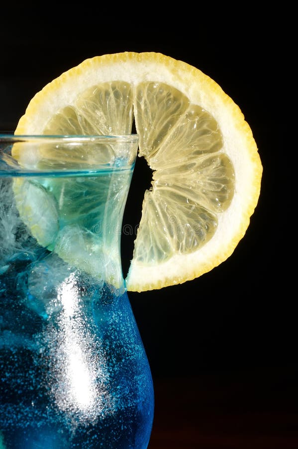 Blue curacao cocktail