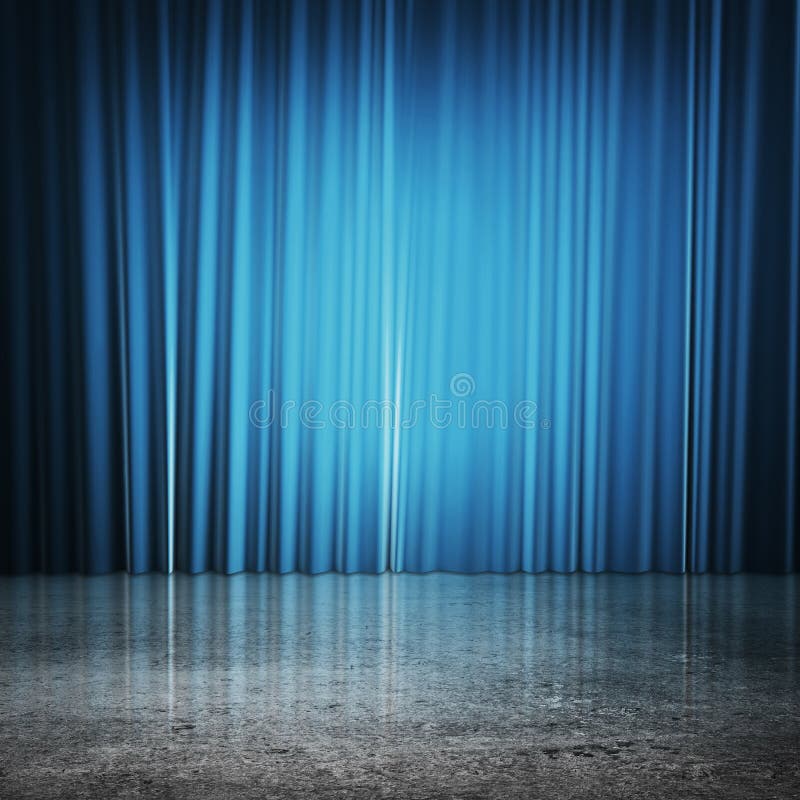 110 Stage Spotlight Blue Curtains Stock Photos Free & RoyaltyFree