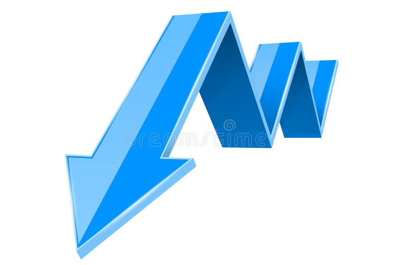 Downwards Graph Stock Illustrations 387 Downwards Graph Stock