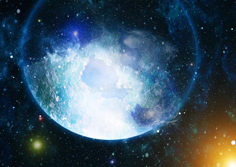 Download Blue Dark Night Sky With Many Stars. Milky Way On The ...
