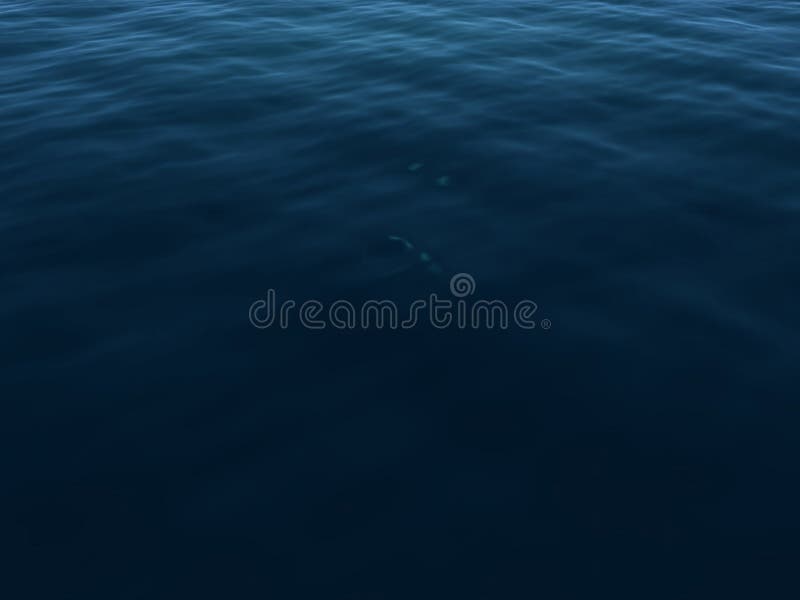 Blue dark water surface