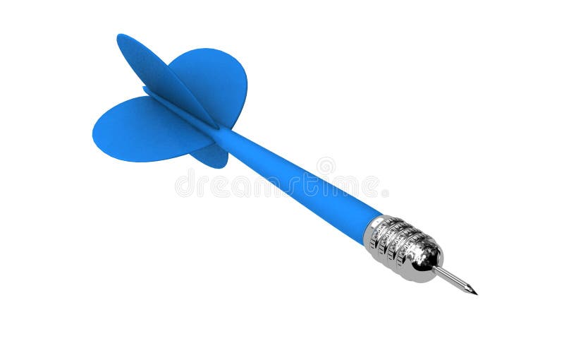 Blue dart royalty free illustration