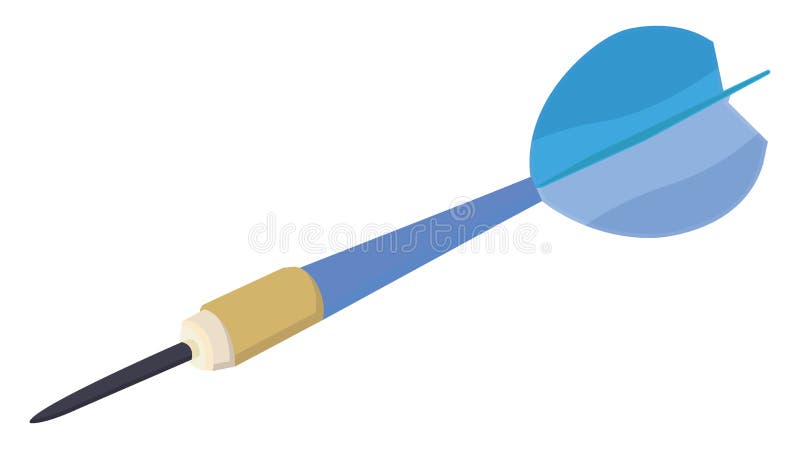 Blue dart, icon royalty free illustration