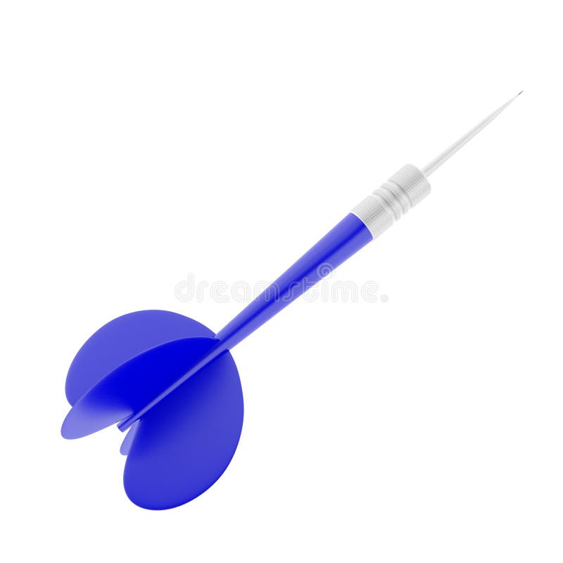Blue dart royalty free illustration