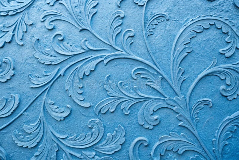 Blue decorative plaster texture royalty free illustration