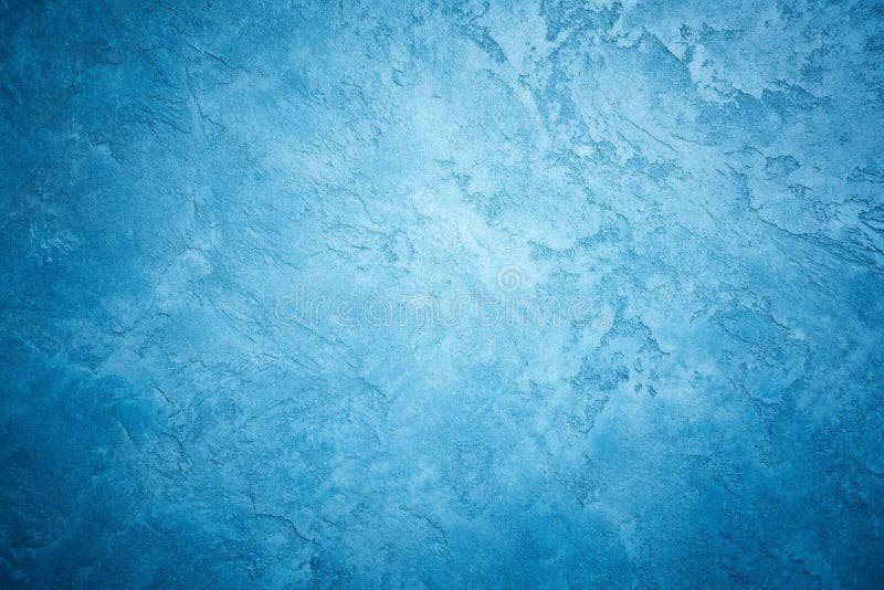 Blue Decorative Plaster Texture with Vignette royalty free illustration