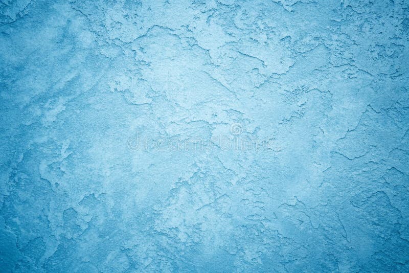 Blue decorative plaster texture with vignette vector illustration