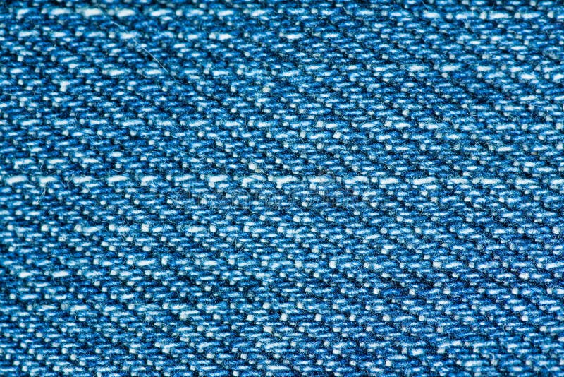 Blue denim macro