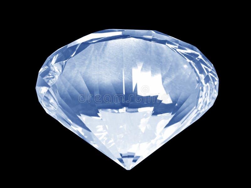 Blue Diamond Crystal (Bottom)