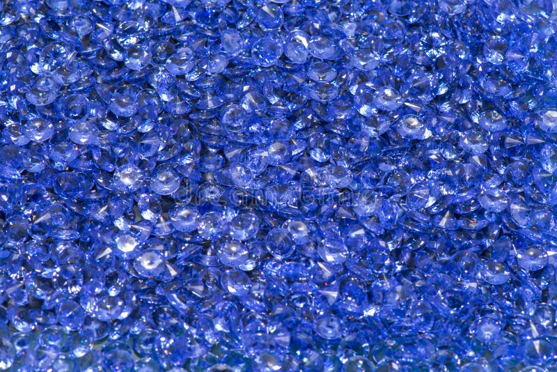 Blue Diamonds Isolated on White Background. Stock Photo Image of