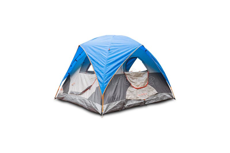 Blue dome tent stock images