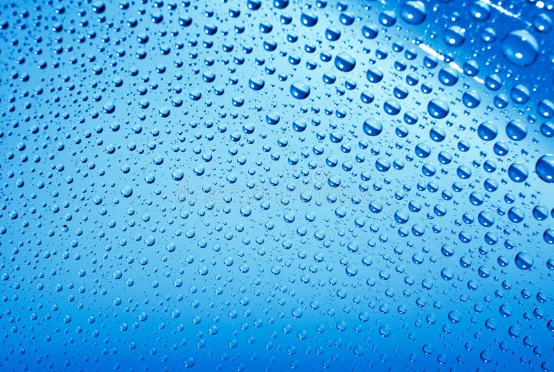 Blue drops stock photo. Image of aqua, reflection, brisk - 3702908