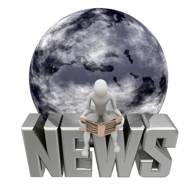 Earth news stock vector. Illustration of vector, object 182546059