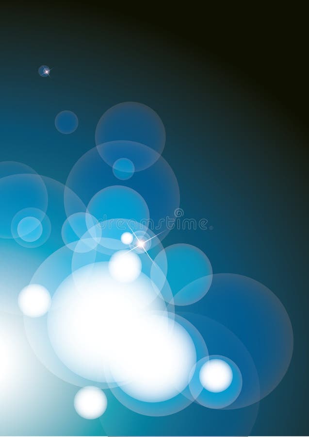 Blue energy background stock vector. Illustration of floral 6114798