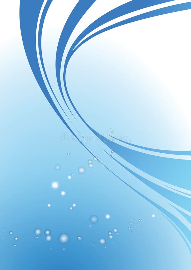 Blue energy background stock vector. Illustration of floral 6114798